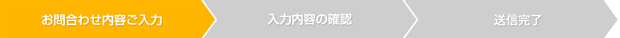 お問合せ内容のご入力